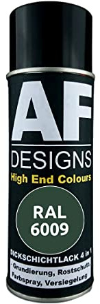 Alex Flittner Designs Bombe aérosol RAL 6009 - Vert sapin - Peinture de protection en métal