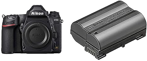 Nikon D780 Vollformat Digital SLR Kamera (24,5 MP, 4K UHD Video incl. Zeitlupenfunktion, EXPEED 6-Prozessor, 3,2 Zoll/8 cm neigbarer Monitor) & EN-EL15c Lithium-Ionen-Akku
