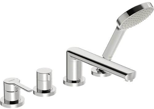 Hansa Fertigmontageset HANSARONDA 4-L.-BW-EHM, Rosette rund, chrom