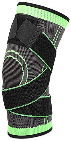Knieschützer, Sport-Kompressions-Knieschoner für den Außenbereich, Atmungsaktiver Knieschoner aus Polyester, für Sportlauf, Wandern, Radfahren (Sport-Knieschützer)