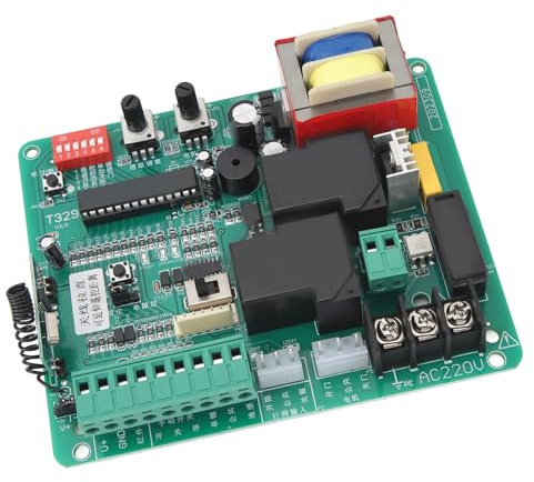 Tablero de Control de Circuito Universal para Abridor de Puerta Corrediza, Tablero de Control Electrónico Principal de Fuerte Sensibilidad para Motor de Puerta Corrediza y (220V)