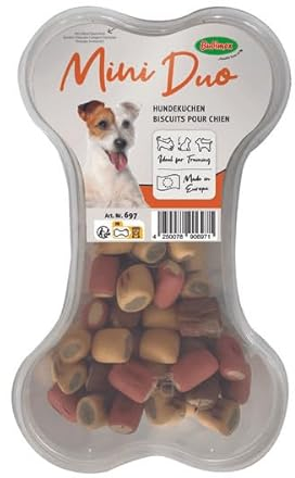 Bubimex Mini-Duo-Kekse für Hunde, 500 g (1, Mini-Kekse Duo)
