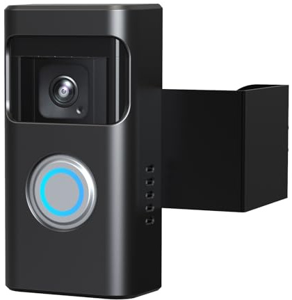 ZHANDEYUA All-New Anti-Theft Video Doorbell Mount Compatible with Ring Battery Doorbell and Ring Battery Doorbell Plus/Pro No-Drill Ring Doorbell Holder Accessories for Houses, Apartments