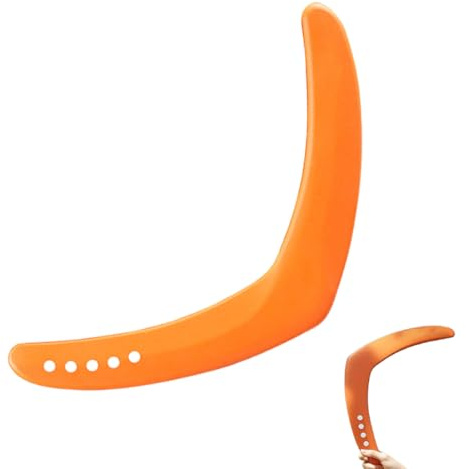 WUSJCOF 1 pcs Klassische Wurfspiel Weicher Bumerang, Orange, V-Darts
