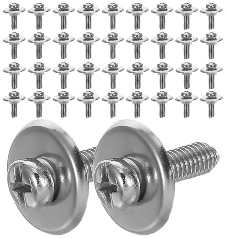 EPIGEIST Viti per Coperchio Pentole per Rondelle in Acciaio Inox Set 50 Pezzi M5 con Guarnizioni in Silicone Ricambio per Cucina Domestica e Ristoranti