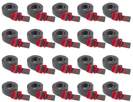 5-20 pezzi di corda in nylon da 1,5 m con gancio a sgancio rapido - Cinghie di tensione versatili for escursionismo, arrampicata e cinghie for il carico(40pcs)