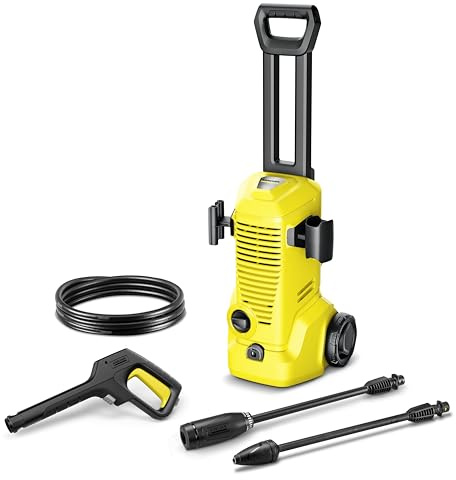 Kärcher K 2 Start Plus High-Pressure Washer, max. 110 bar | Flow rate: 360 l/h, Area: 20 m²/h, Weight: 4.2 kg, High-pressure gun, hose & dirt blaster