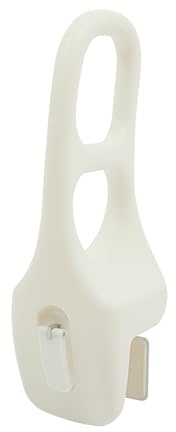 Aide à l'entrée de baignoire pour personnes âgées, poignée de baignoire sans perçage, capacité de charge jusqu'à 136 kg, blanc