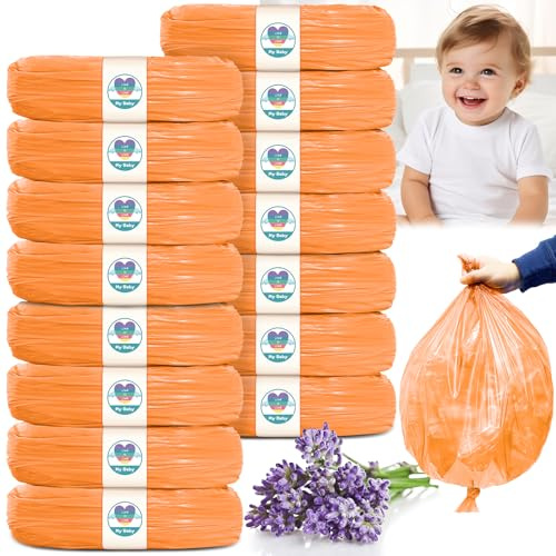GRIRDDIV 15 Piezas Recambios Cubos de Pañales, Película Engrosada Con Buena Hermeticidad Y Resistente A Los Olores, Adecuada Para Tommee Tippee Sangenic Tec, Simplee Sangenic, Twist & Click