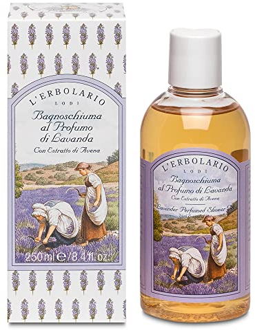 L 'erbolario Lavanda Bagno e gel doccia, 1er Pack (1 X 250 ML)