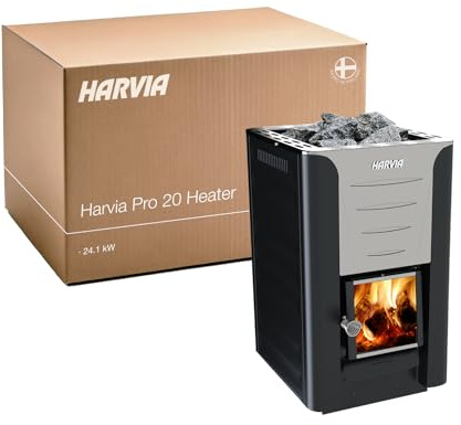 Harvia 20 Pro Saunaofen 24,1 kW BImSchV Stufe 2 Holzofen holzbeheizt WK 200