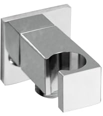 Ramon Soler - Codo de Salida de Agua para Ducha, Soporte Fijo a Pared, Diseño Cuadrado, Acabado Cromado, Accesorio de Baño Duradero y Elegante