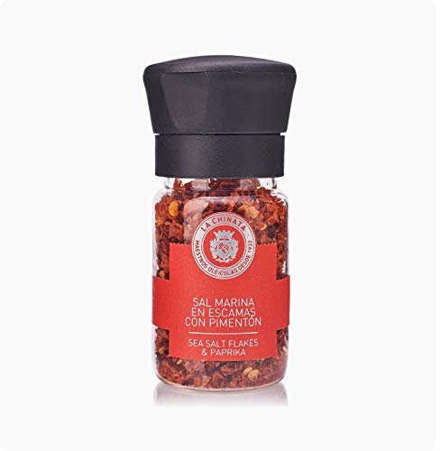 Sel de mer émietté au paprika (Moulin) - La Chinata (35 g)
