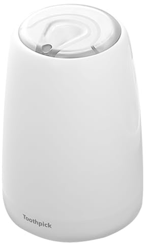 Automatische Zahnstocher Spender Drücken Öffnen Zahnstocher Box Moderne Stil Zahnstocher Lagerung Container für Home Restaurant Weiß