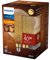 Philips LED Classic E27 Vintage Lampe, 40 W, Vintage Dekolampe, XL-Globeform, dimmbar, gold, klar, flame