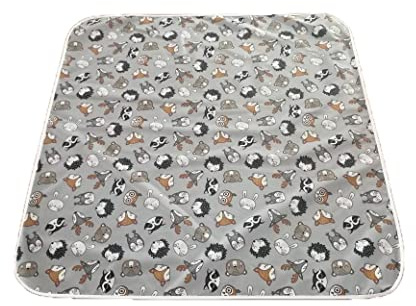 Born Cheeky Woodland Spritzmatte für unter Hochstuhl, groß, 129.5 cm, rutschfest, wasserdicht, waschbar, Spritzmatte für Babys, unordentliche Kunsthandwerk und Spielessionen, leicht zu reinigen