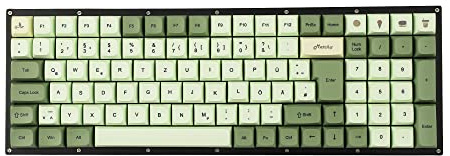 YMDK Matcha Dye Sub ZDA PBT Keycap XDA V2 Deutsch Französisch Spanien ISO Tastenkappen für MX Keyboard 104 87 61 96 KBD75 80 GK64 68 Keychron