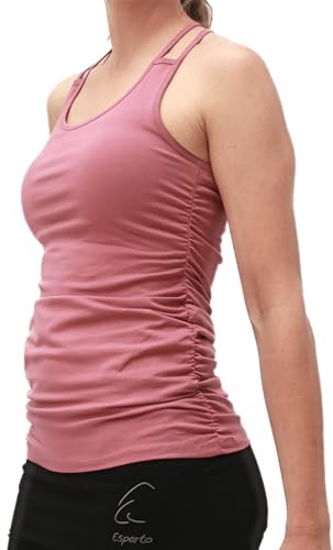 ESPARTO Top Suramya en algodón orgánico, Rosa de brezo, XL