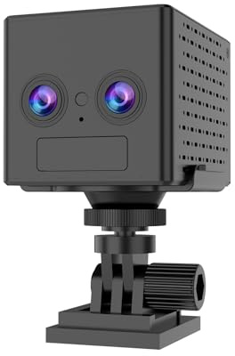 VSTARCAM 4G LTE Mini-Kamera with Dual Lens Sicherheitskamera Indoor Batterie-Kamera 4G-Sicherheitskamera,InnenKamera,PIR-Bewegungserkennung,Nachtsicht,Zwei-Wege-Gespräch,6X Zoom
