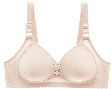 WILLBEST Schalen umstandsbody Geblümt unterwäsche Transgender Kleidung BH Damen ohne bügel 95b Baumwolle Neckholder BH große brüste Damen Push up Einlagen Schwitzen Push up Set