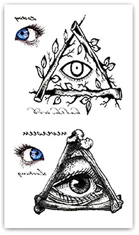 Temporäre Tattoos Blumen, 30 Blätter Groß Schwarz Temporäre Tattoos, Klebetattoos Erwachsene, 3D Wasserdicht Tattoo, Halloween Fake Tattoo Zum Aufkleben Damen Männer, Schwarz