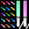 MeYuxg Varillas luminosas LED, 2 unidades, para bodas, niños, con 15 modos de color, juego de fiesta, accesorios de concierto, accesorios de fiesta, accesorios de fiesta, reutilizables