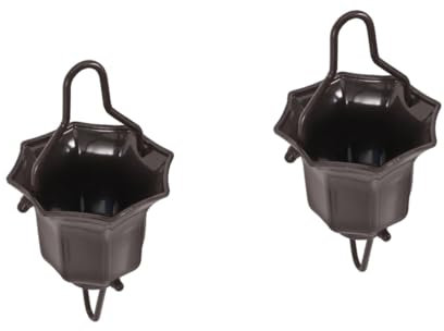 Sosoport 2 Pz Catena della Pioggia pluviometro Pavone Serbatoio d'Acqua in Piedi Decorazioni Esterno Waterdrop Raccoglitore di Acqua piovana Catene da Pioggia a Tazza Ferro da Stiro