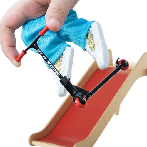 Finger Toy Skateboards - Minies Beneboard Set, Skate Park Accessories | Fingerspielzeug Skateboards mit Hosenschuhen und Werkzeugen, Stil Fingerboard, Miniatur Skateboarding Tricks Spielzeug