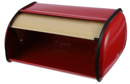 KICHOUSE 1pièce Boîte à Pain Rouge Conteneur De Stockage Pour Pain Pour Cuisine Boulangerie Et Protection Insectes Design Vintage