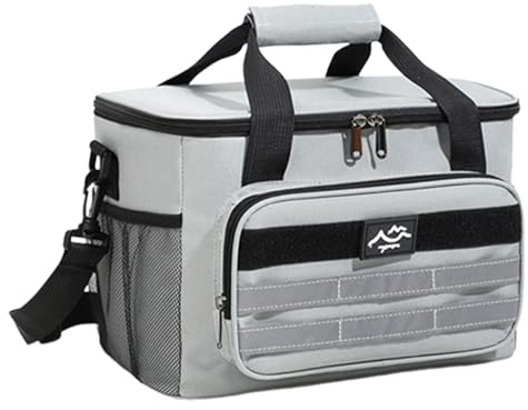 Sac à déjeuner isotherme | Glacière portable avec poignée – Sac de rangement alimentaire étanche haute capacité pour homme et femme – Sac à main pour voyage, travail, pique-nique, camping, randonnée