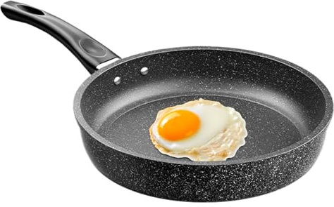 Krmoau Antihaft-Bratpfanne | Pfannen Kochgeschirr,Metall Kochgeschirr Küchenutensilien Für Induktion Keramikkochfeld Herd Steak Eier Omelett
