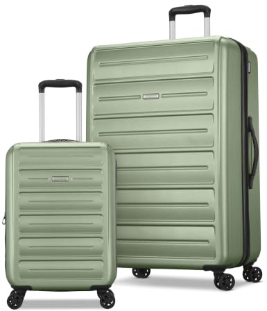 American Tourister Westridge Hartschalen-Kofferset mit Spinner-Rädern, Salbeigrün, 2PC Set (CO/L)