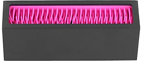 ZUUOZBYY Scatola portaoggetti da tavolo Organizzatore cosmetico in silicone Porta pennelli per trucco Supporto per rossetto (Rosa Rossa)