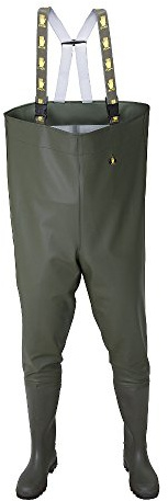 SB01 Wathose Gr. 46 Anglerhose Watthose Angelhose Teichhose Stiefel PVC Hose Wanderhos