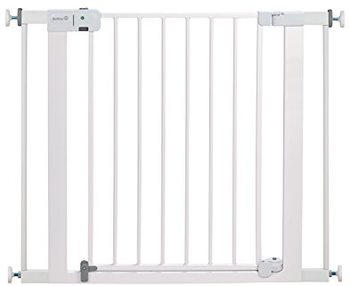 Safety 1st Baby Tor mit Druckbefestigung, einfach zu installieren, automatisch schließend, Weiß
