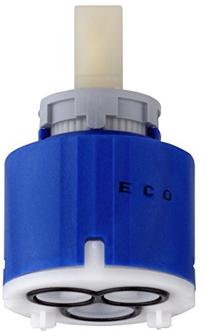 Cornat Eco Kartusche 2 Stufen Einstellung, Temperaturbegrenzer, Durchmesser 40 x Höhe 62 mm, Hebel hat eine spürbare Sperre (klick!!),Sparfunktion spart Wasser und Energie, 1 Stück, AE212