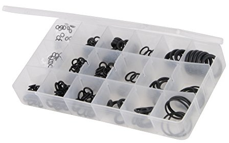 Fixman 640805 O-Ringe-Sortiment 225-tlg, Black