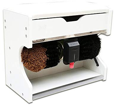 Lucidascarpe, lucidascarpe a induzione automatica con scatola di immagazzinaggio nascosta adatta per interni di casa scatola di immagazzinaggio nascosta adatta per lucidascarpe elettriche per interni
