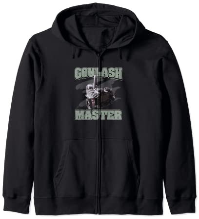 Goulash Cannon Goulash Master Funny Hungary Dish Zip Hoodie
