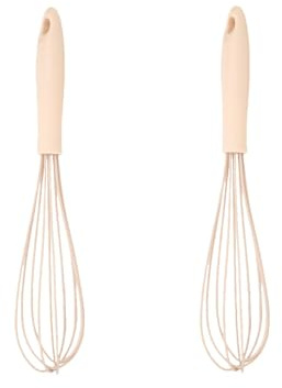 2PCS Silikon-Schneebesen, Schneebesen, Silikon-Gebäckpinsel, Küchen-Schneebesen, Halbautomatischer Schneebesen, Gourmet-Kochwerkzeuge Für Die Küche