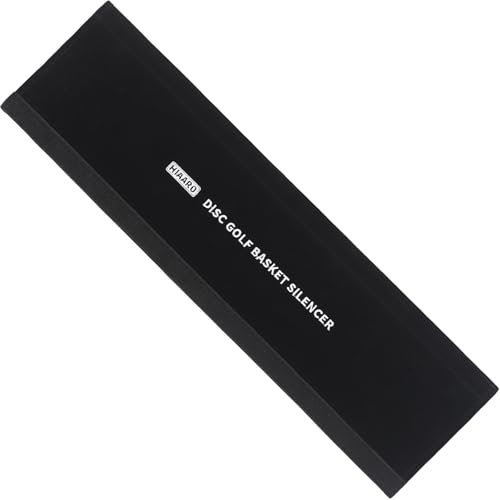 HIAARO Disc Golfkorb Schalldämpfer Kettenunterdrücker Tragbares Disc Golf Zubehör Machen Sie Ihren Korb leiser Schwarz