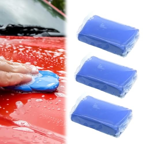 Reinigungsknete Auto,3 Stück Auto Reinigungsmasse,Auto Knete,Auto Knete Reinigung,Reinigungsknete Auto Car,Lackreinigungsknete Zur Lackpflege, Magic Car Clay Bar Für Autoreinigung Felgenreinigung