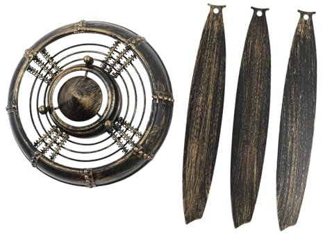 Alipis Retro Propeller Anhänger Aus Eisen Für Wanddeko Schlichtes Design Für Schlafzimmer Wohnzimmer Büro Und Restaurant Kreatives Wandornament Für Industriestil