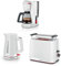 Bosch MyMoment - Machine à café filtre TKA3M131 + Bouilloire électrique TWK3M121 + Toaster grille-pain TAT3M121, Blanc