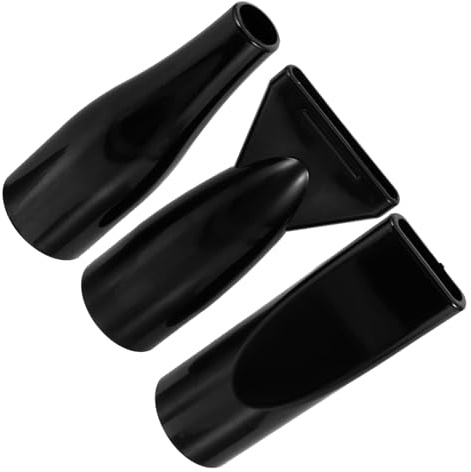 PAMINGONO Ugello Per Asciugacapelli in Abs, Set Da 3 Pezzi Bocchette Larghe e Strette Per Styling Professionale, Accessorio Per Parrucchieri e Uso Domestico