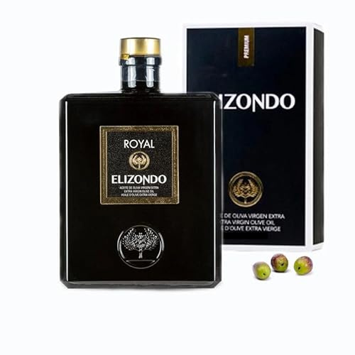 ELIZONDO | Aceite de Oliva Virgen Extra Variedad Royal 1 Litro (Con estuche)