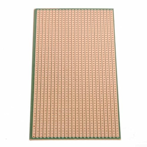 2 ungeschnittene Leiterplatten aus Kupfermaterial mit den Maßen von ca. 6 5 x 14 5 cm