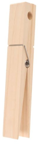 FUNNETOYU Porte-Serviettes Bois Géant avec Pince à Linge Support Robuste pour Serviettes De Bain Et Vêtements pour Salle De Bain Cuisine