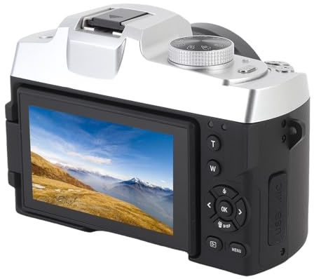 Appareil Photo Numérique 84 MP 6K avec Zoom 18x, écran de Feuillette de 3 Pouces 180 °, Appareil Photo WiFi pour la Vidéo D'enregistrement de Voyage, Caméra de Vlog pour Youtube