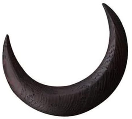 Halloween Moon Fork Holz Haarnadel Barrettes Haar